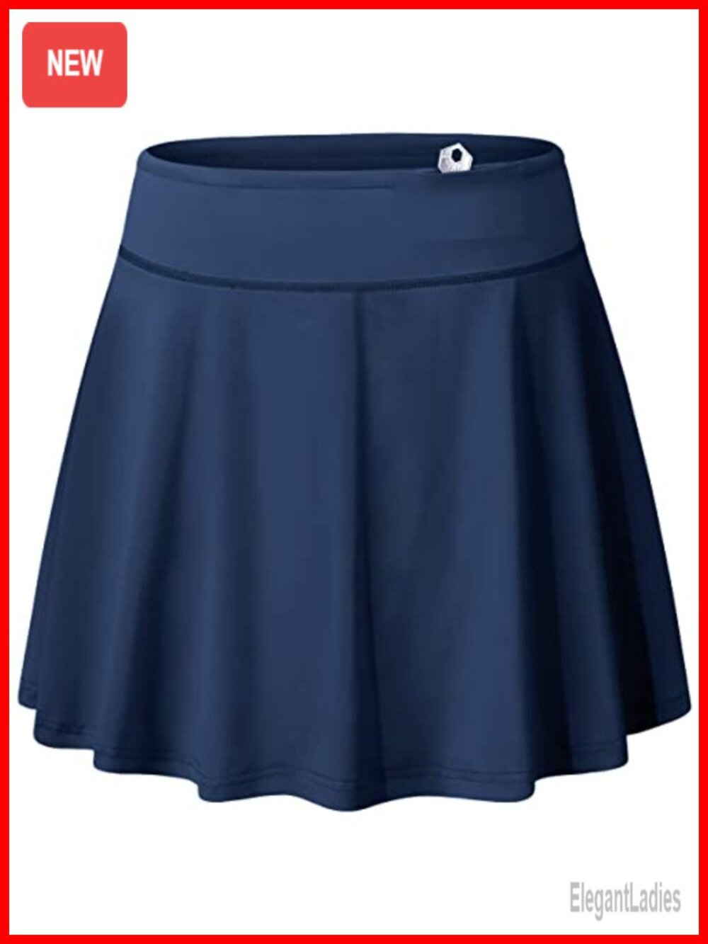 Women's Pleated Tennis Skort with Pockets High Waist Golf Running Skirt